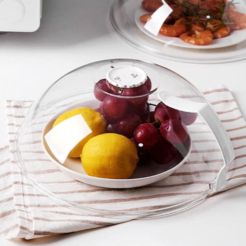 Anti-Splash Microwave Cover With Handle