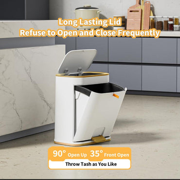 Bathroom Trash Can With Lid