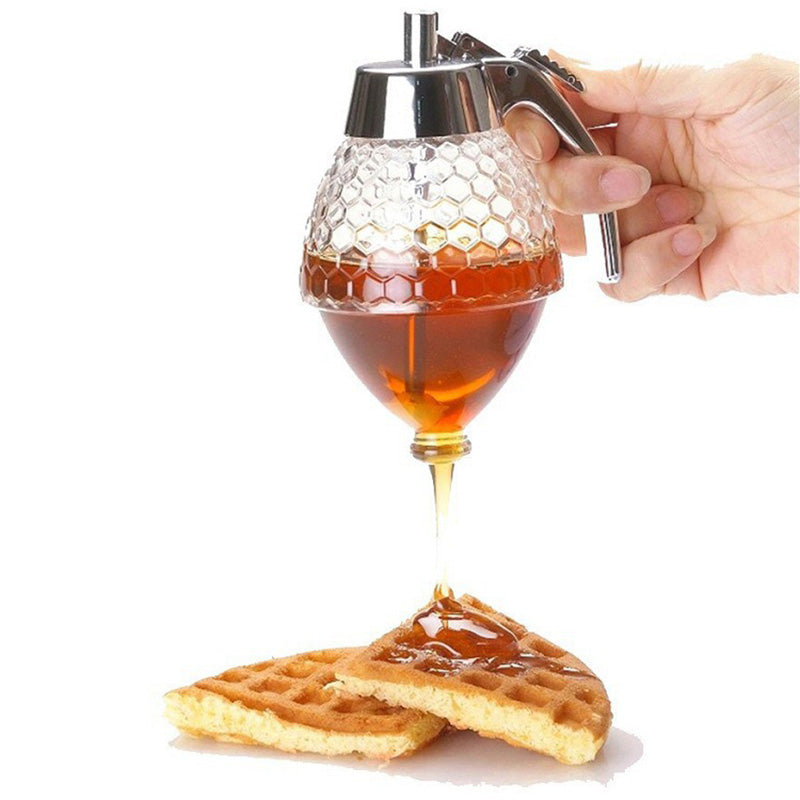 Honey Dispenser Jars No Drip Honey Dispenser Storage Bottles & Jars Acrylic Glass