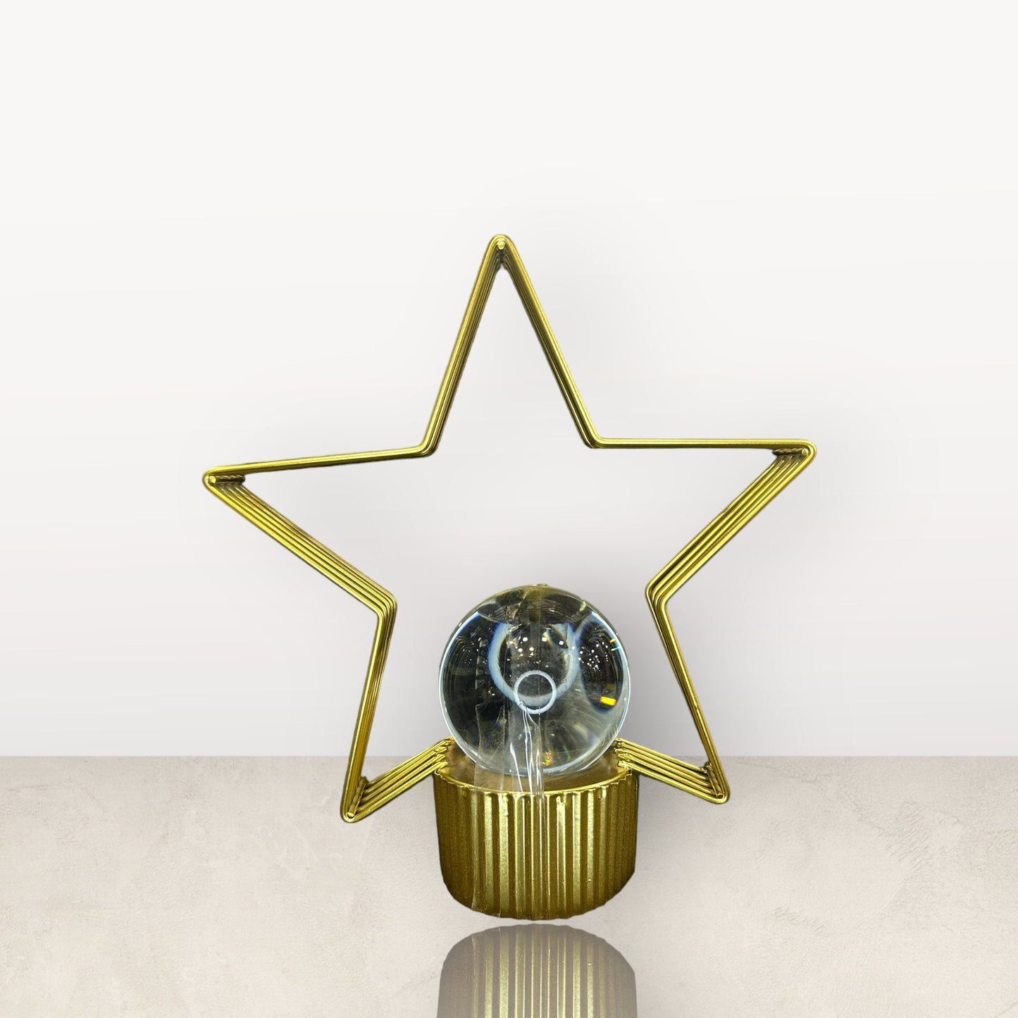 Star Shape Crystal Ball decoration