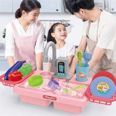 Electric Dishwasher Sink Kitchen Set For Kids