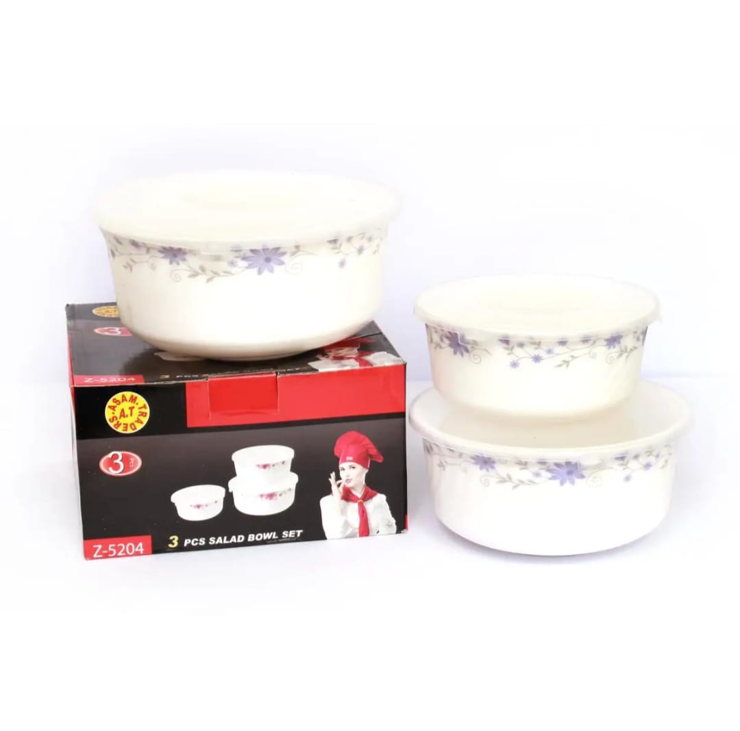 Ceramic Salad & Curry Bowls Set of 3 pcs