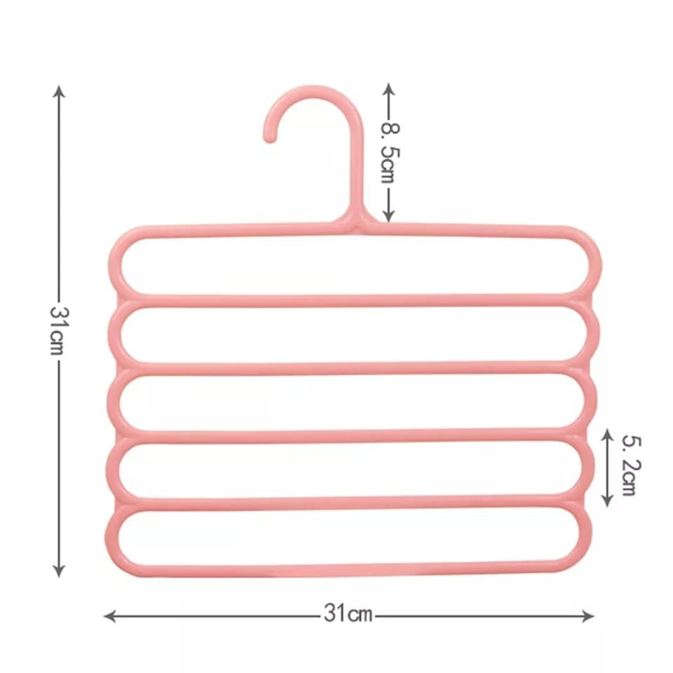 5 Layer Trouser Hanger pack of 10
