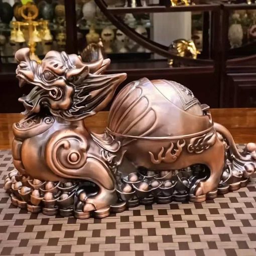 Feng Shui Ashtray with Lid