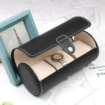 3Slot Leather Watch Box