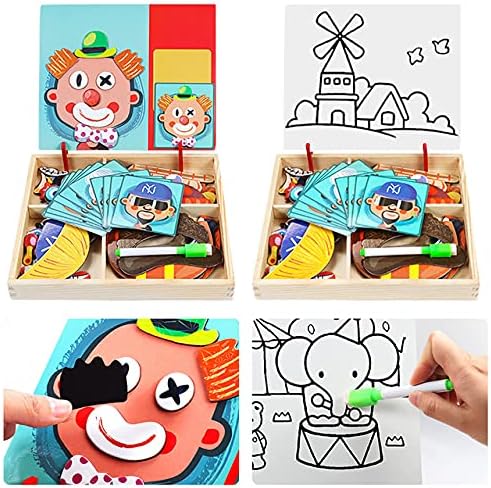 Wooden Magnetic Puzzle Game