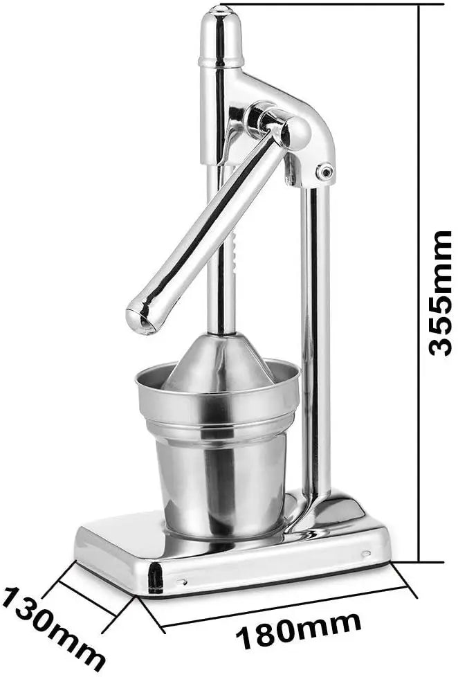 Stainless Steel Manual Orange Juicer – Durable Hand Press Citrus Juicer for Fresh Juices