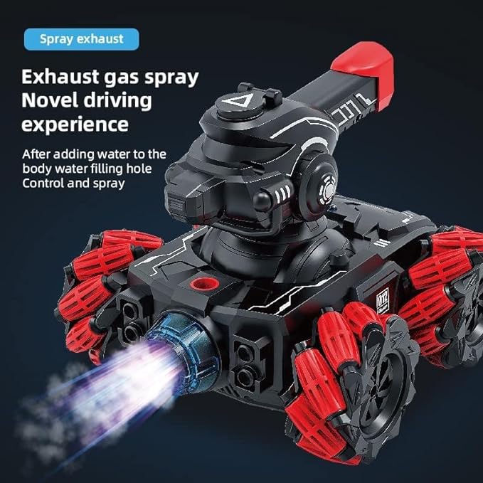 Water Balls Bomb Fire RC Tank with Light Sound & Smoke