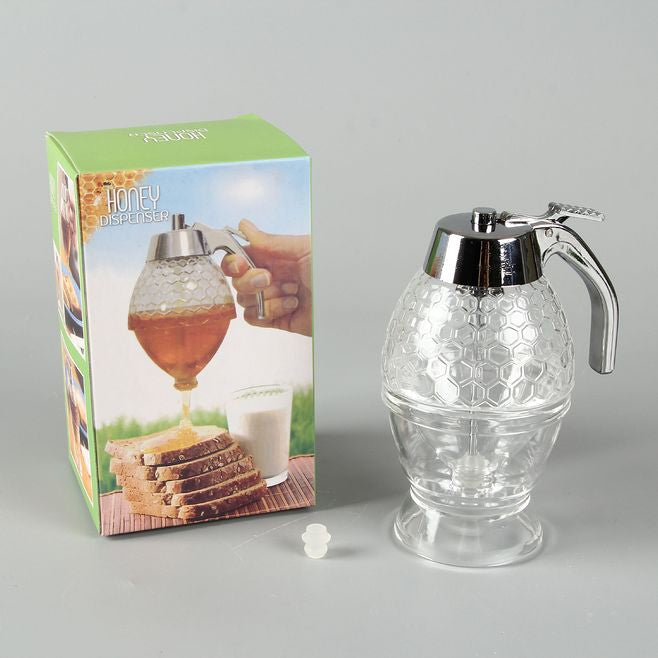 Honey Dispenser Jars No Drip Honey Dispenser Storage Bottles & Jars Acrylic Glass