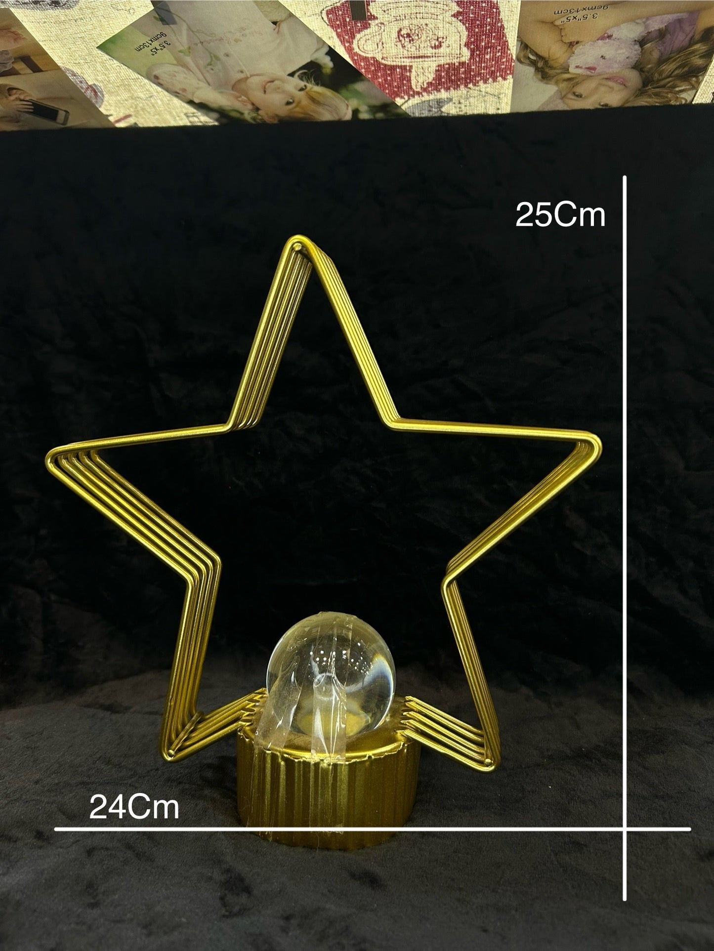 Star Shape Crystal Ball decoration