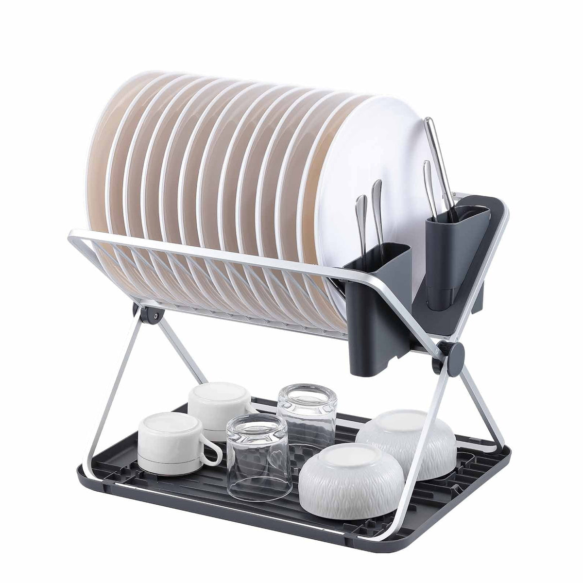 BINCA FOLDABLE ALUMINUM DISH RACK