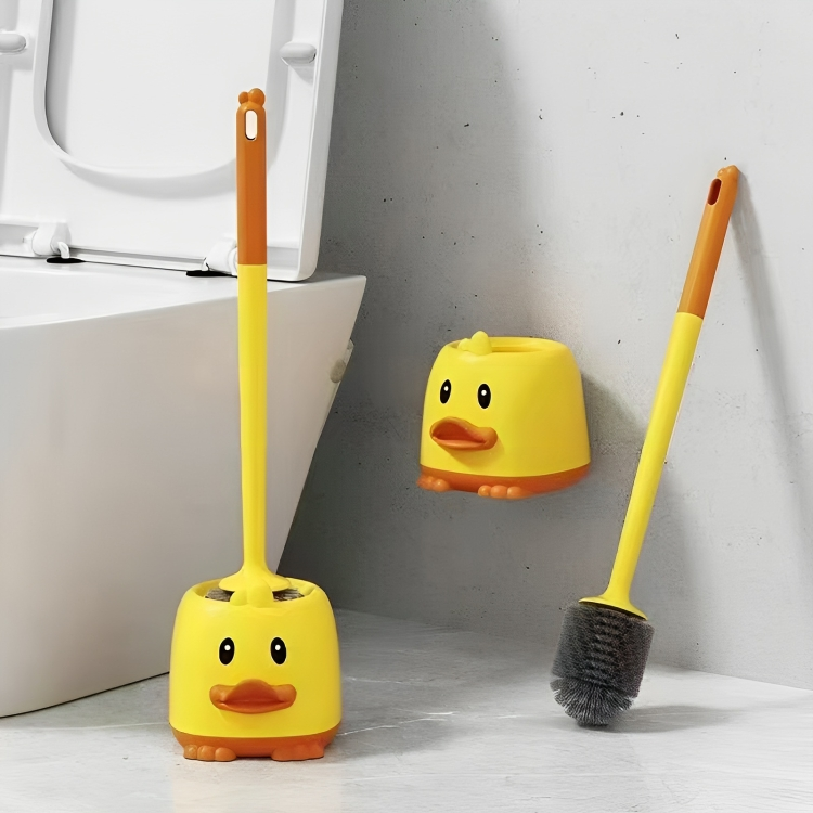 Amazing Duck Cleaning Kit, Duck Dust Broom Set, Little Duck Soap Holder, Duck Toilet Cleaner, Kids Cleaning Kit