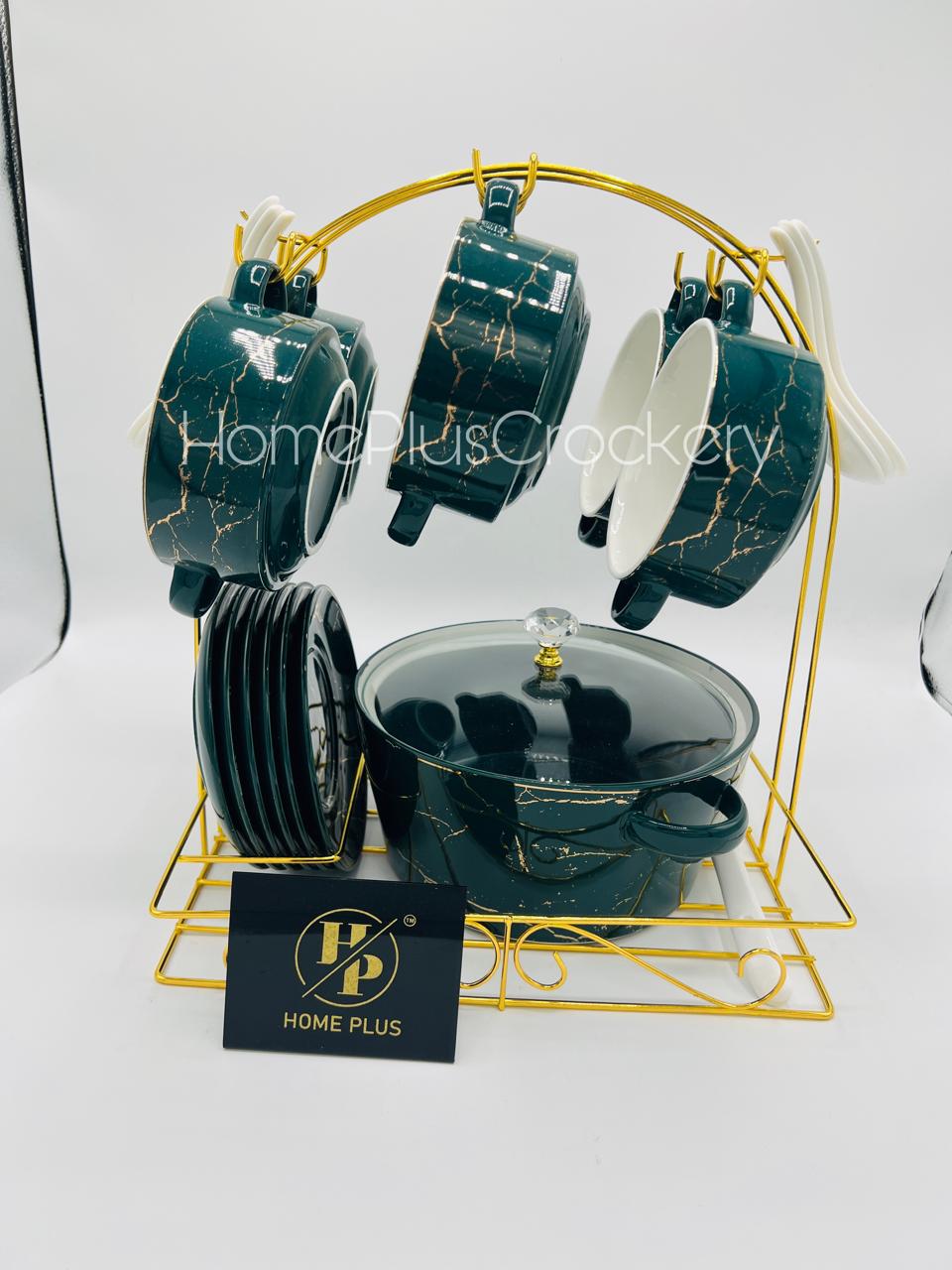 Soup Set 22Pcs Pot Marble