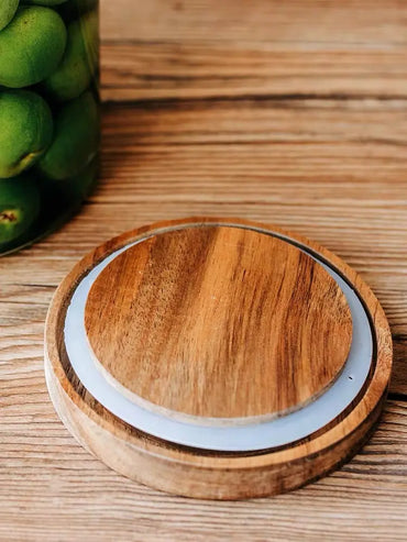 3000ml Glass Jar with Airtight Bamboo Lid
