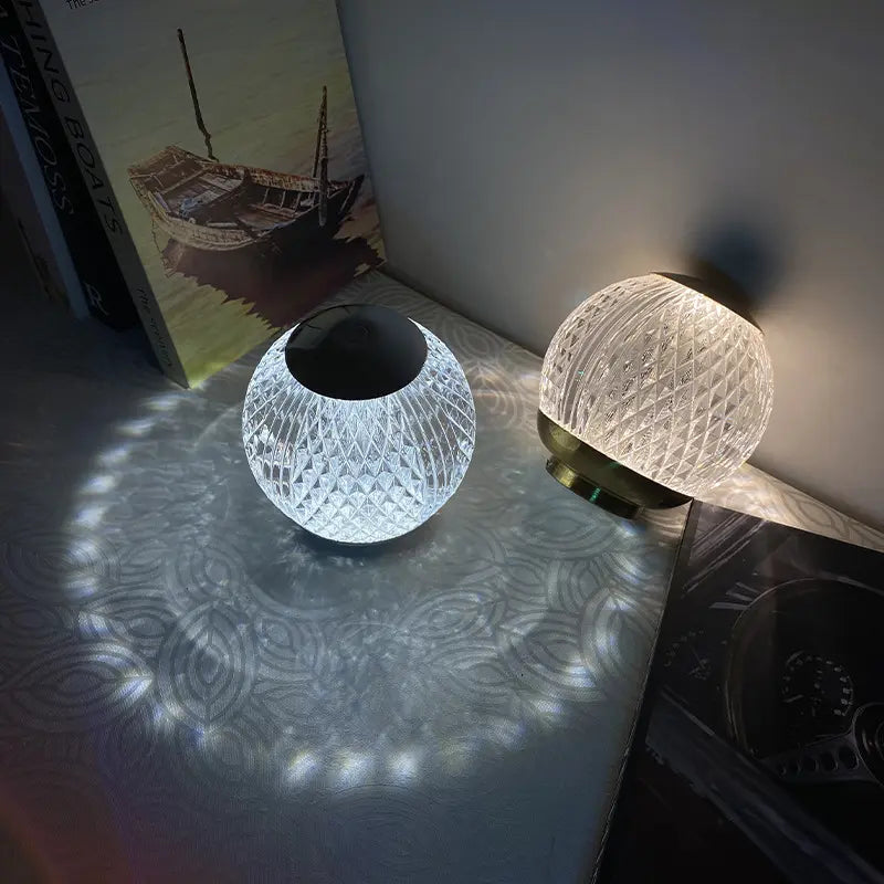 LED spherical table lamp Rechargeable (T)
