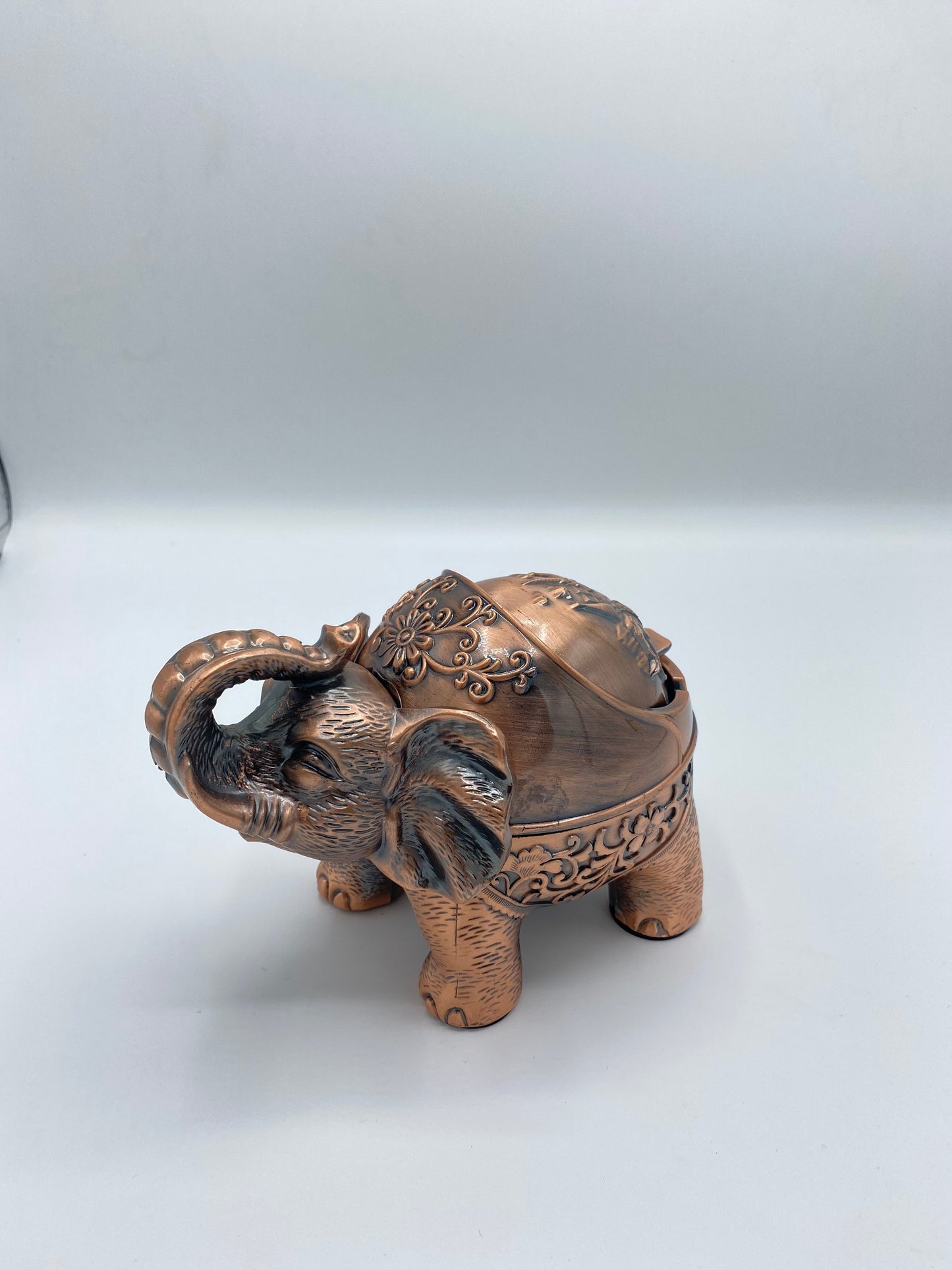 Metallic Elephant Ornament Tray
