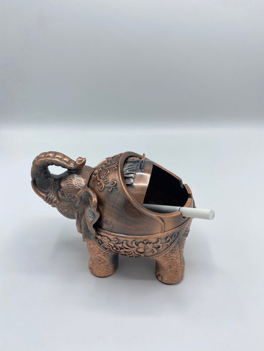 Metallic Elephant Ornament Tray