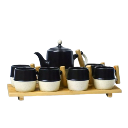 Luxury Subaishi Tea Set - Elegant Porcelain Teapot & Cups