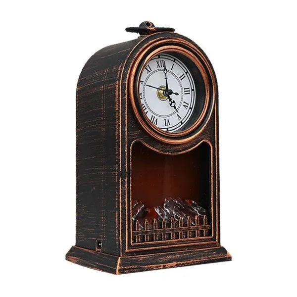 LED CLOCK TOWER FIREPLACE LANTERN