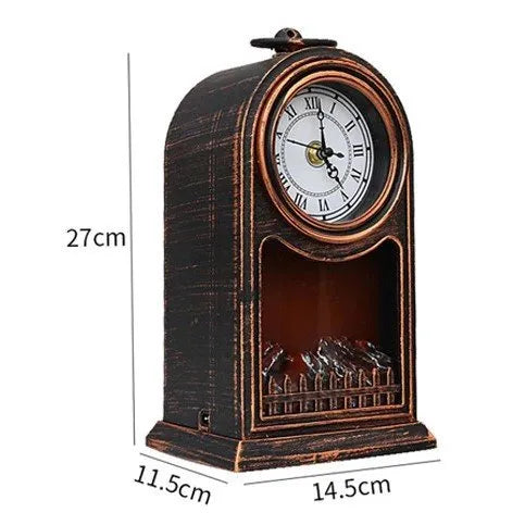 LED CLOCK TOWER FIREPLACE LANTERN