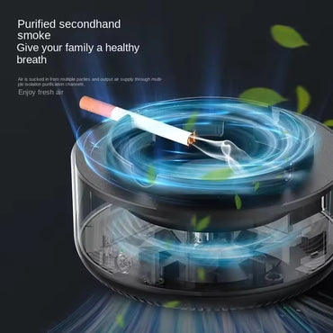 Smart Cigarette Ashtray Air Purifier Anion Purification Practical Automatic Purifier Ashtray Portable Gadgets for Car Ashtray