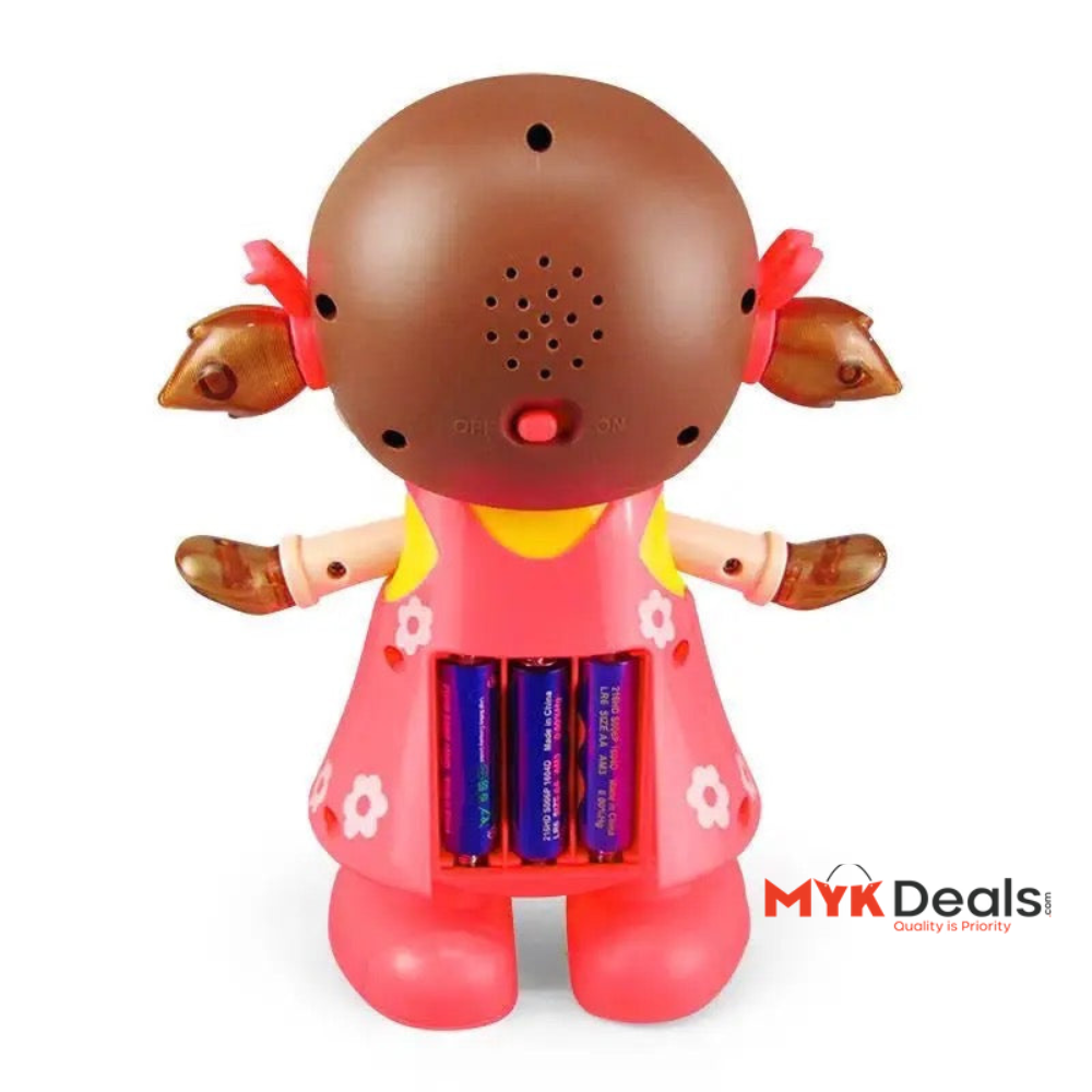 Walking Dancing Doll, Electric Lighting Music Baby Reborn Doll, Musical  Flash Light Baby Doll, Dancing Girl Toy with 3D Lights Music