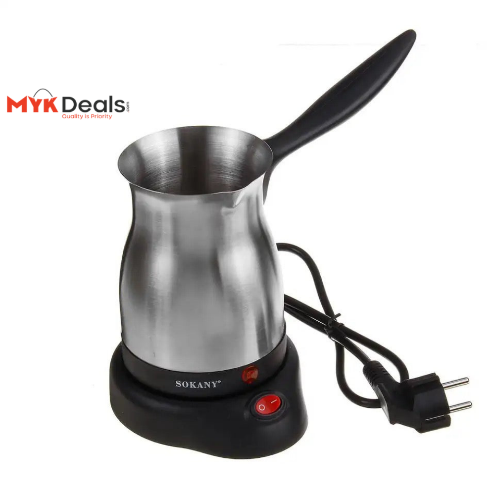 Stainless Steel Coffee Pot, Portable Electric Coffee Maker, Home Office Espresso Tea Pot, Electric Trunk coffee maker