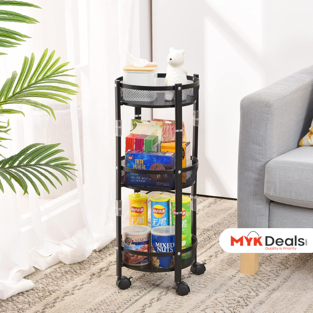 3 layer Folding Storage Cart