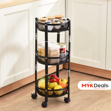 3 layer Folding Storage Cart