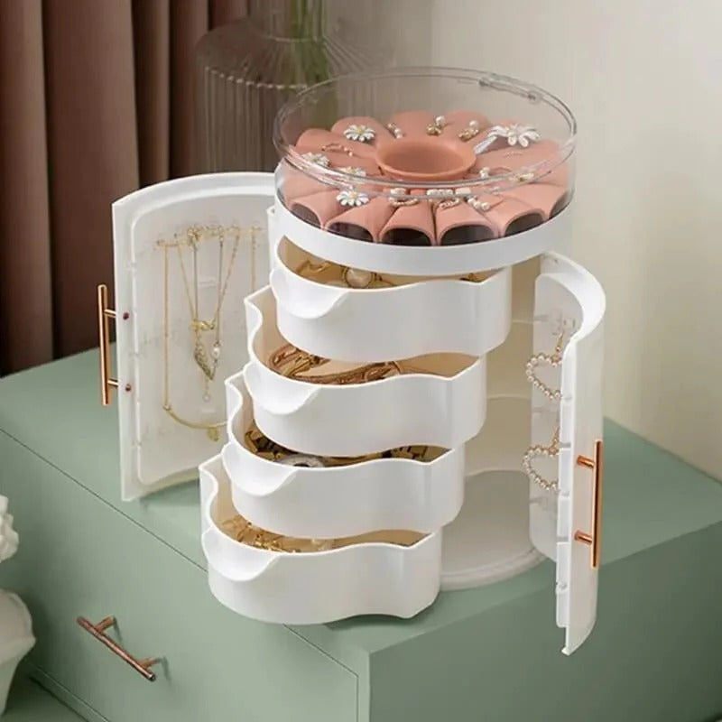 5 Layer Makeup Jewellry Organizer Storage Box