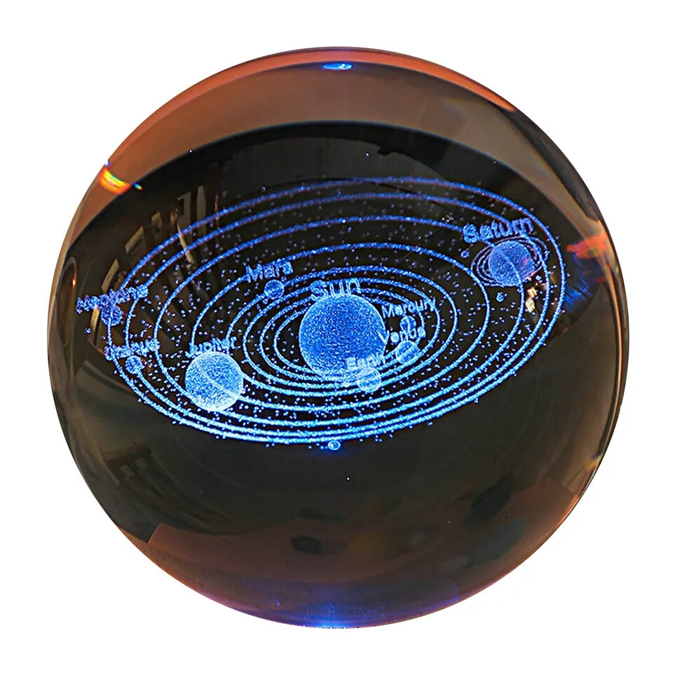 3D Crystal Lights Lamp Glowing objects