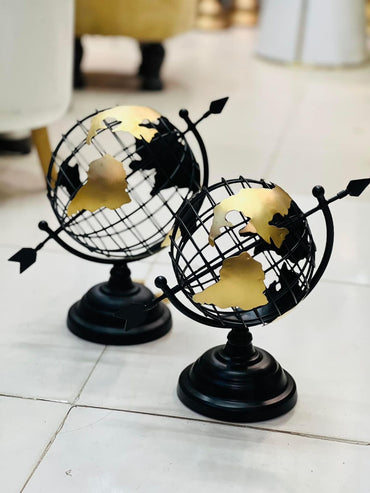 METAL MAP DECORATION