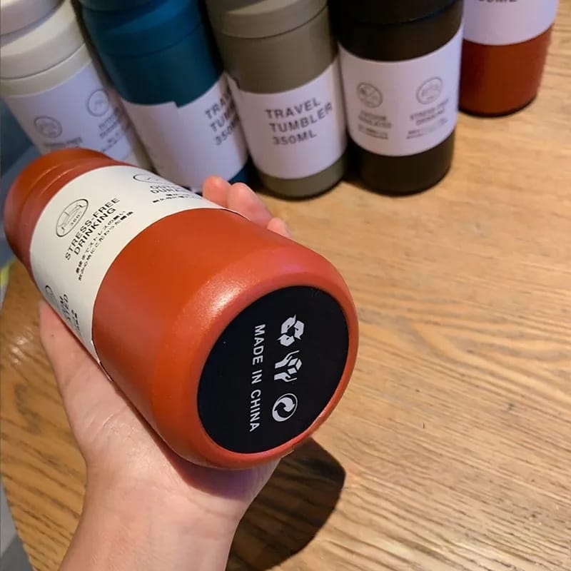 500ml Double Layer 304 Stainless Steel Portable Vacuum Flasks Hot/cold Maintance Water Bottles