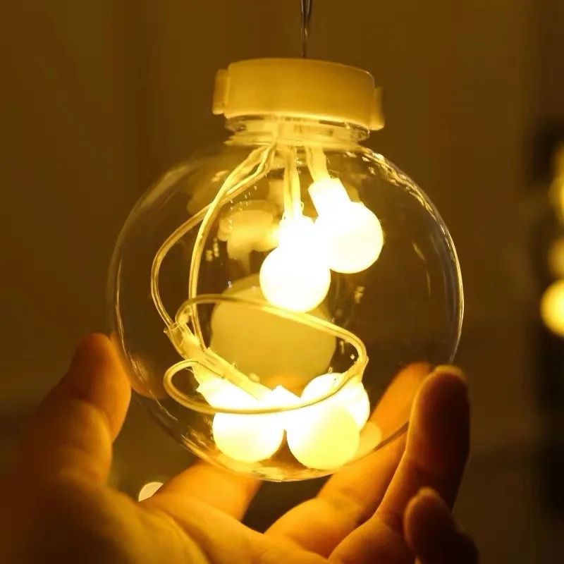 Globe Ball Indoor Window Curtain Light 3M 120 LED