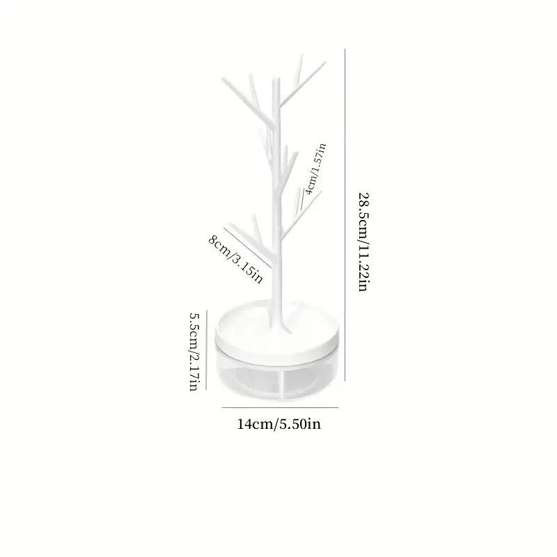 Branch Jewelry Rack with Rotatable Base