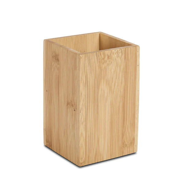 Wooden Spoon Holder – Bamboo Utensil Stand – Eco-Friendly and Multi-Use Storage – HaulJunction