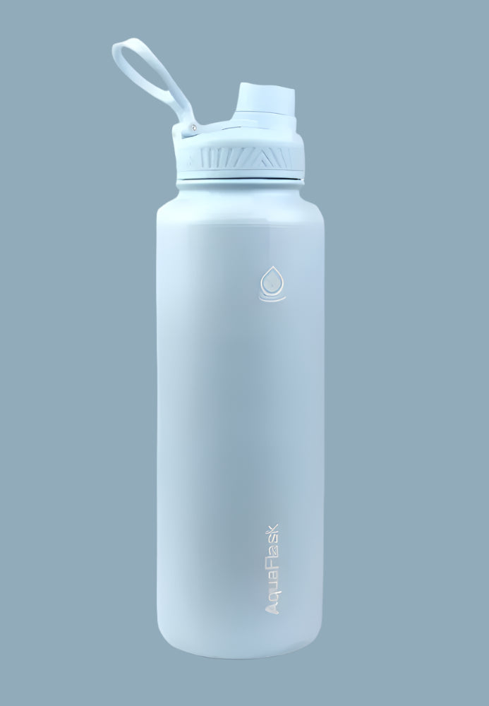 AQUA FLASK 40oz Wide Mouth Vacuum Insulated Stainless Steel Drinking Water Bottle