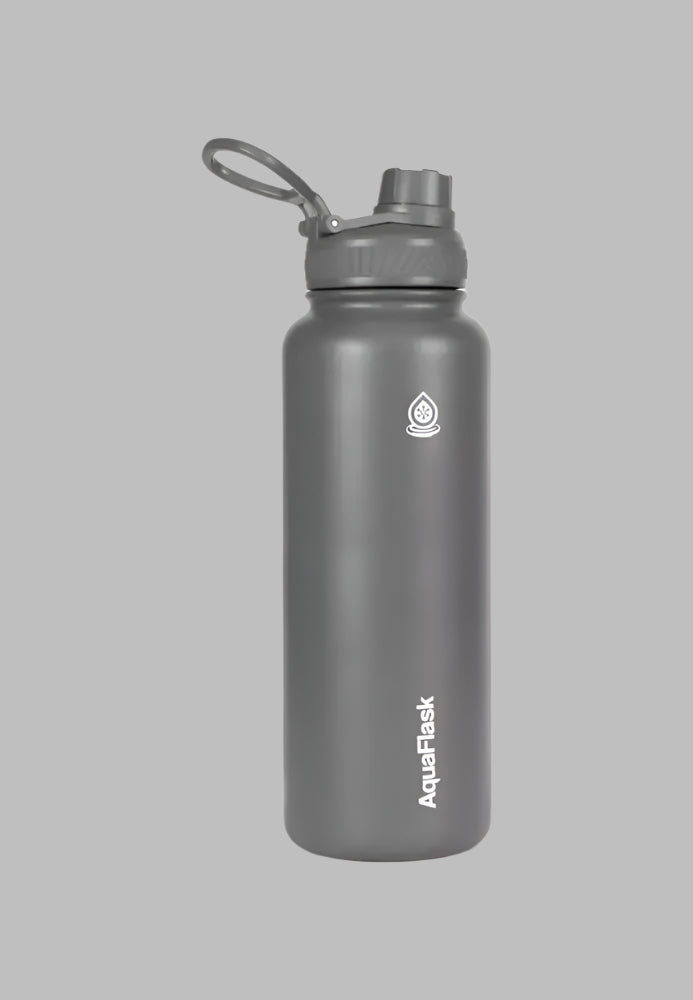 AQUA FLASK 40oz  Wide Mouth Vacuum Insulated Stainless Steel Drinking Water Bottle