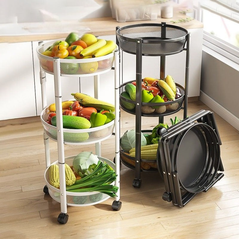 3 layer Folding Storage Cart