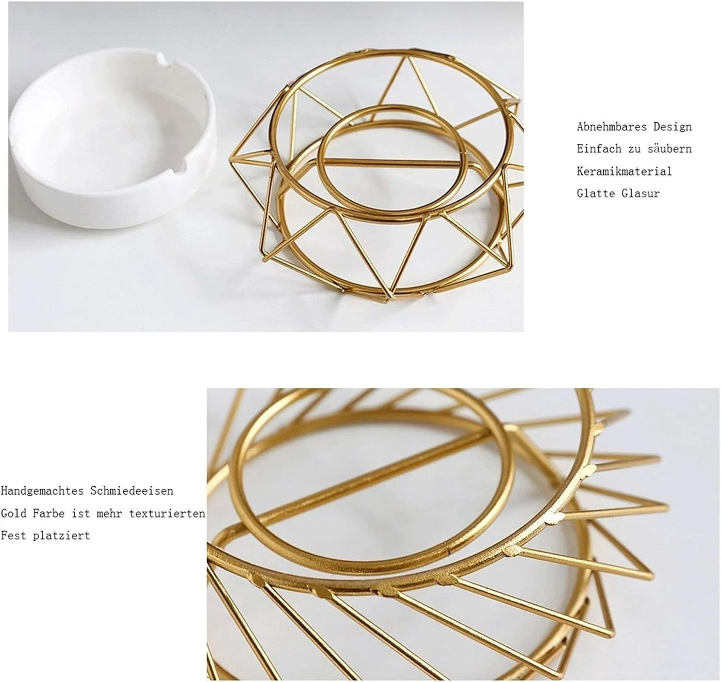 Bracket Ceramic Ashtray