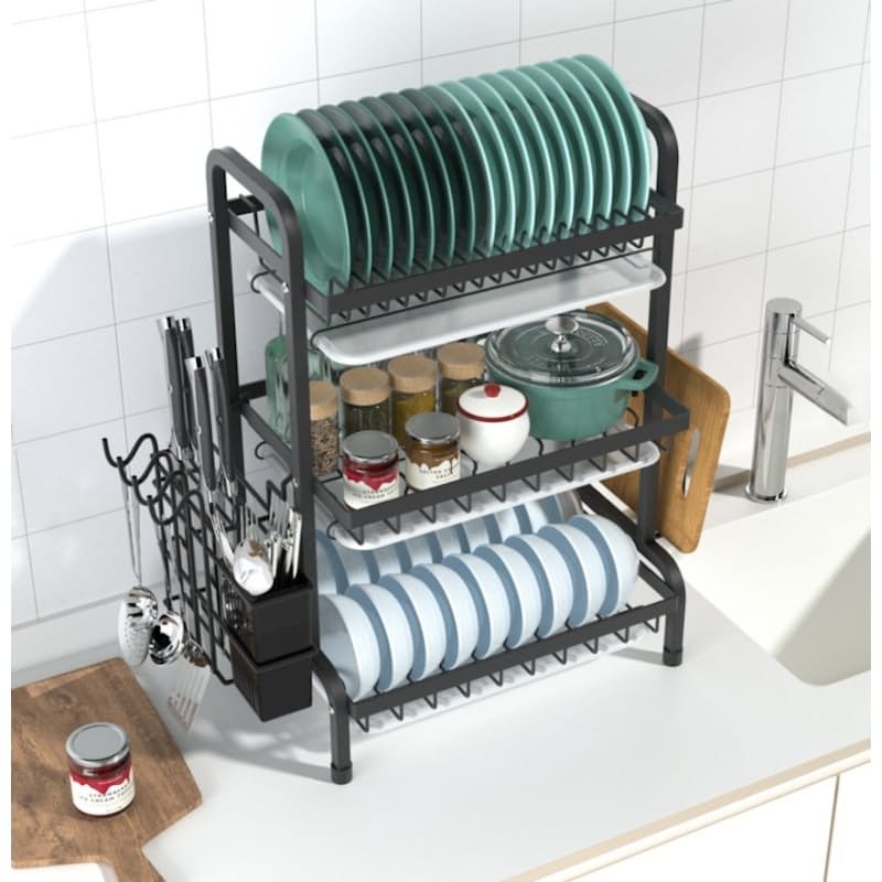 Stainless Steel 3 Tier Dish Rack