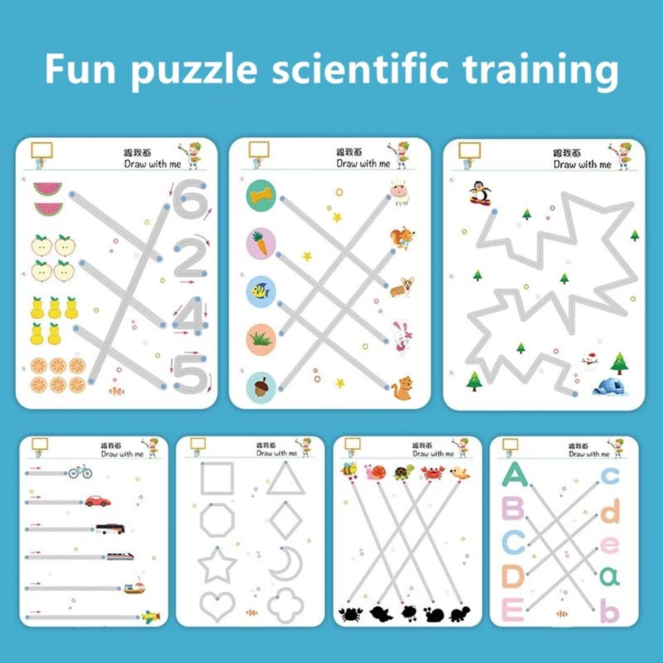 Erasable Tracing Book 64 pages