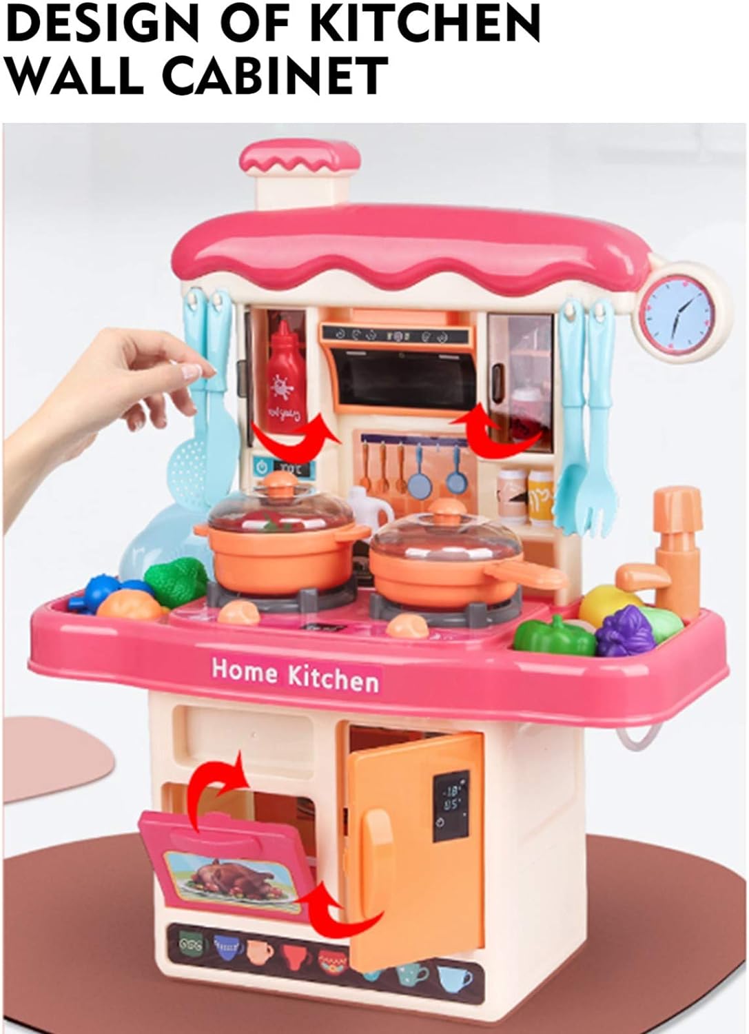 32 Piece DIY Kitchen play house for Girls