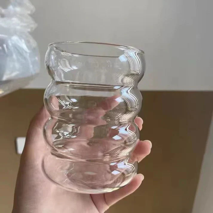 1 Pc Nordic Ripple Bubble Glass
