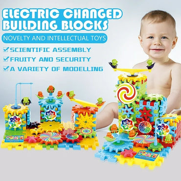 Electric Gear Building Blocks 83Pc