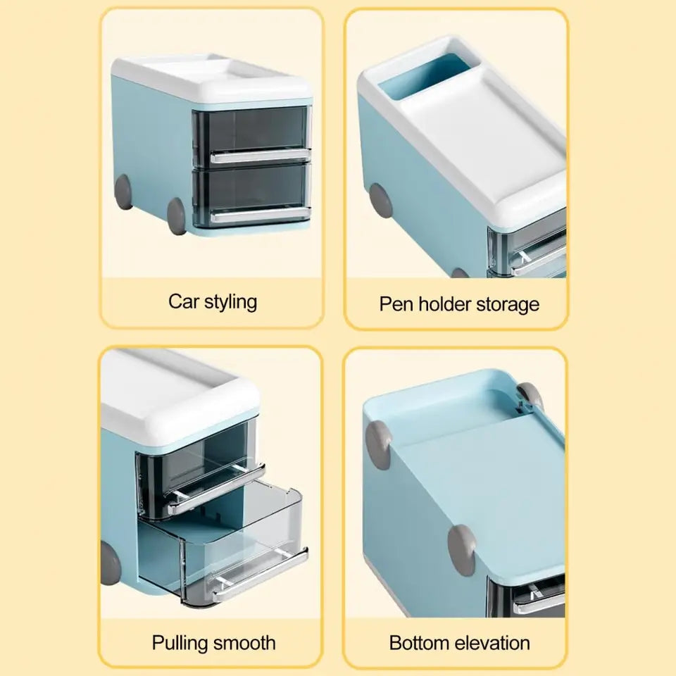 Desktop Bus Shape Organizer