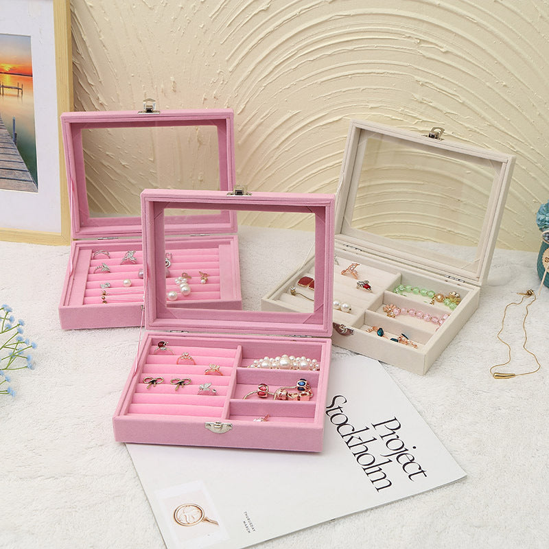 Earrings Necklace Jewelry  box
