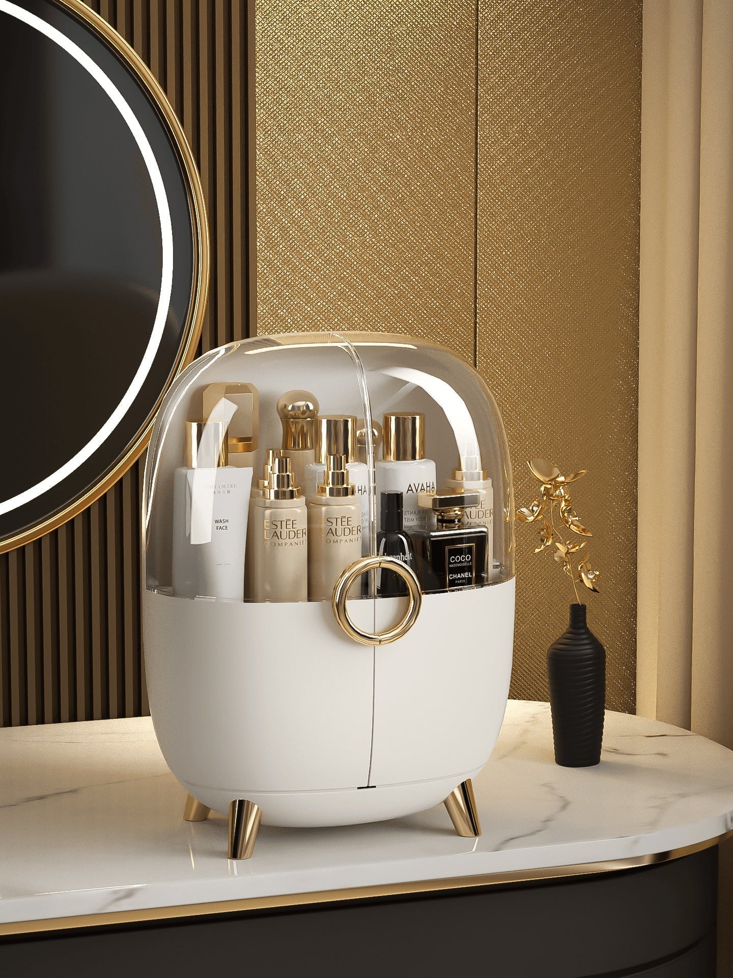 Meticulous cosmetic organizer