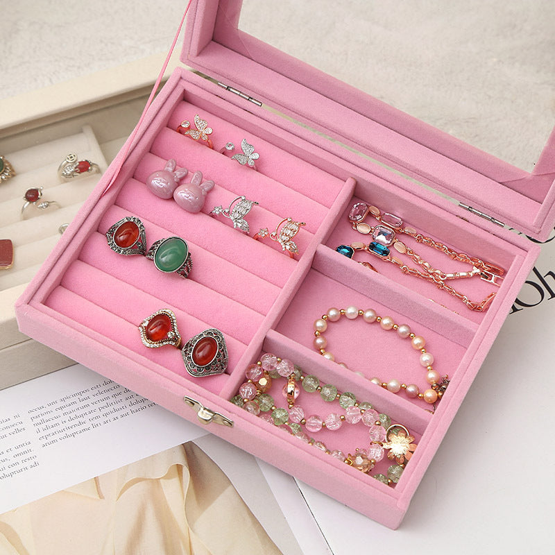 Earrings Necklace Jewelry  box