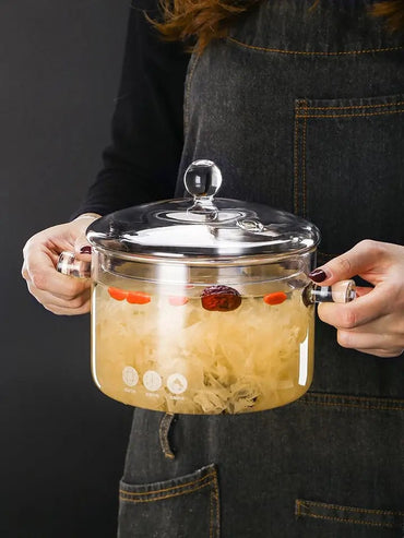 Glass Cooking Pot